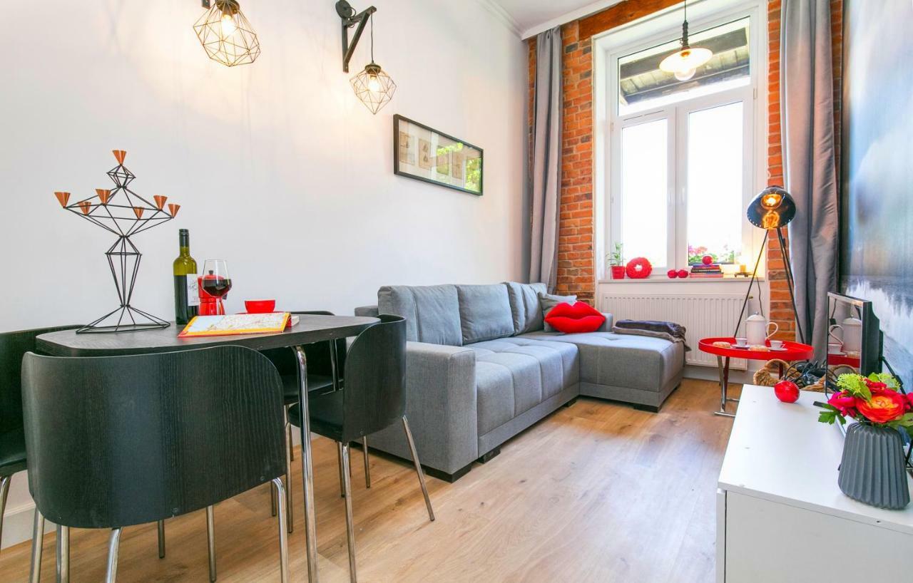 גדנסק Berg Apartament Red Obok Starego Miasta מראה חיצוני תמונה