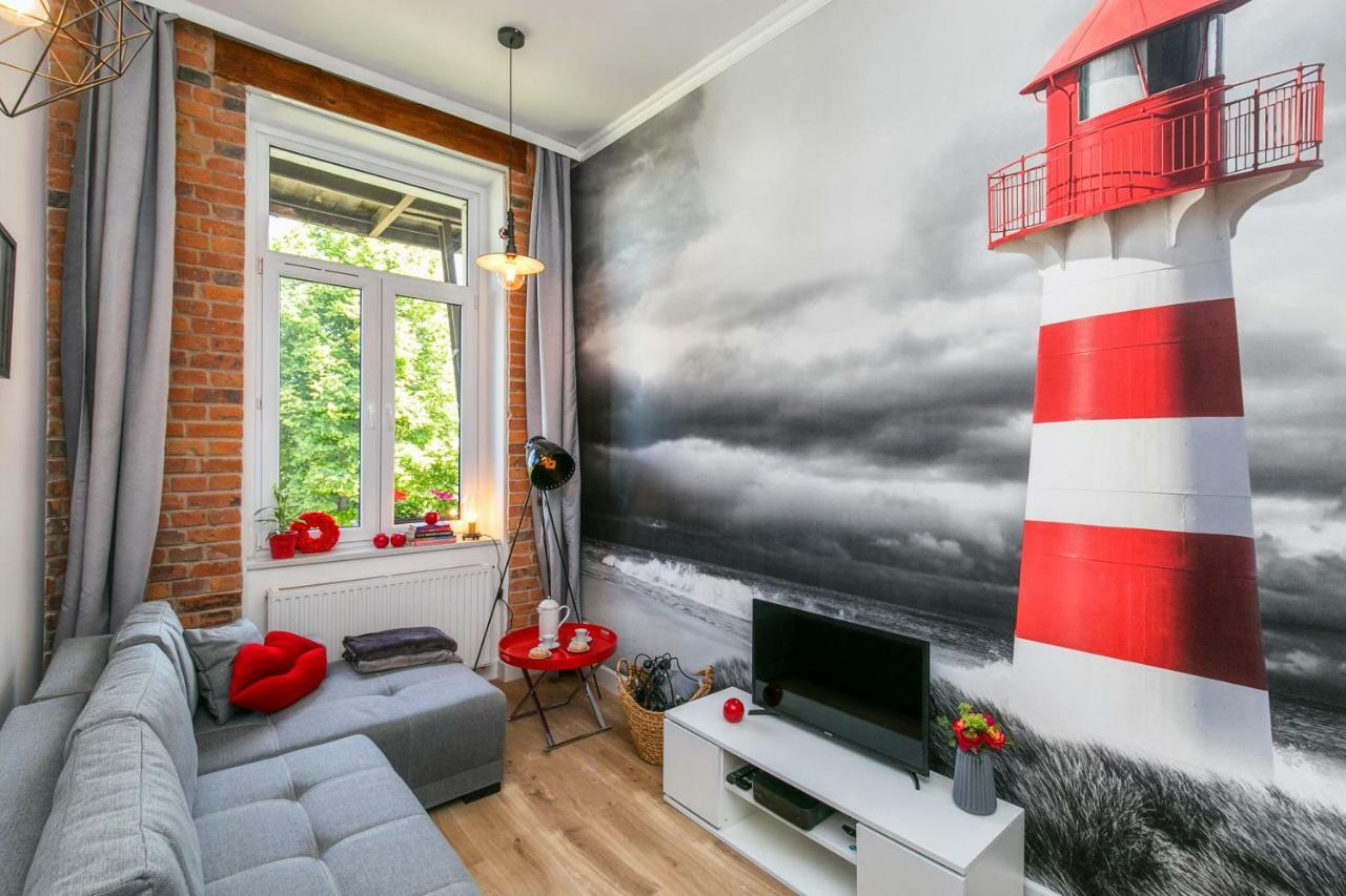 גדנסק Berg Apartament Red Obok Starego Miasta מראה חיצוני תמונה